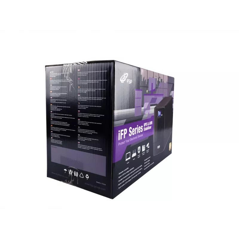 FSP iFP 1500 nepārtrauktās barošanas avots (UPS) Line-Interactive 1.5 kVA 900 W 2 kontaktligzdas