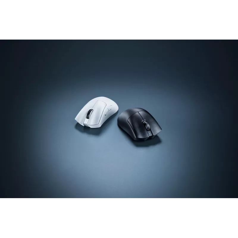 RAZER Deathadder V3 Pro Ergonomic Bezvadu / Vadu Spēļu Pele Balta