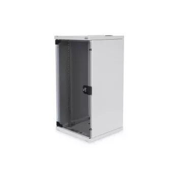 DIGITUS sienas montāžas skapis 254 mm (10 inch) - 312x300 mm (PxD) Pelēks