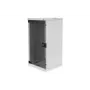DIGITUS sienas montāžas skapis 254 mm (10 inch) - 312x300 mm (PxD) Pelēks
