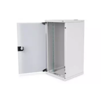 DIGITUS sienas montāžas skapis 254 mm (10 inch) - 312x300 mm (PxD) Pelēks