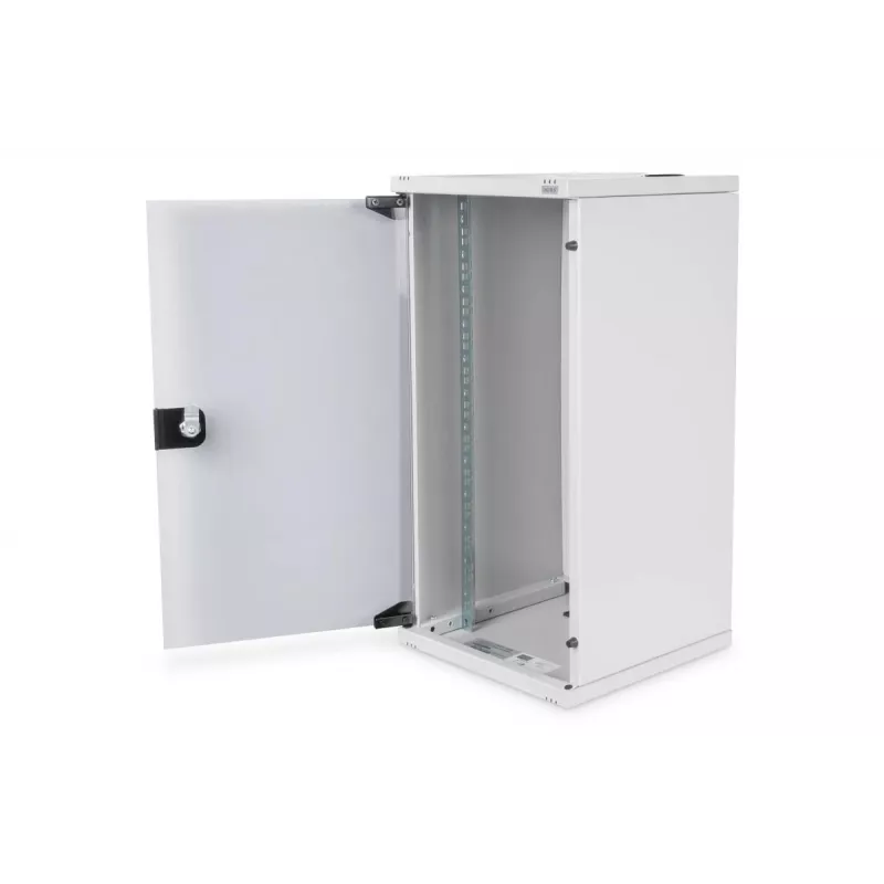 DIGITUS sienas montāžas skapis 254 mm (10 inch) - 312x300 mm (PxD) Pelēks