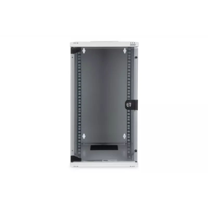 DIGITUS sienas montāžas skapis 254 mm (10 inch) - 312x300 mm (PxD) Pelēks
