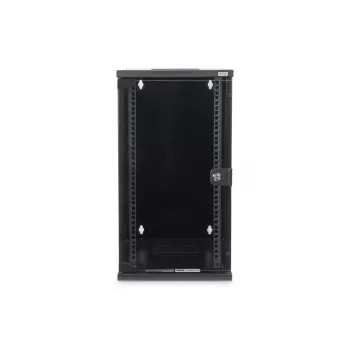 DIGITUS sienas montāžas skapis 254mm (10 inch) - 312x300 mm (PxG) Melns