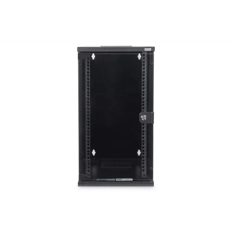 DIGITUS sienas montāžas skapis 254mm (10 inch) - 312x300 mm (PxG) Melns