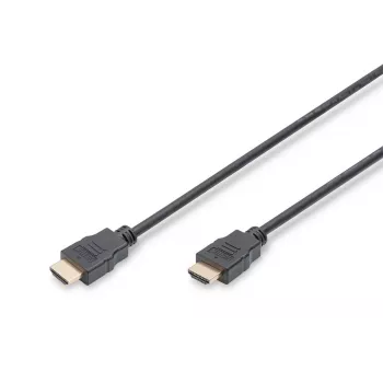 DIGITUS HDMI standarta savienojuma kabelis, Type A vīr./vīr., 3m, ar Ethernet, HDMI 1.4, Full HD (ak-330114-030-s)