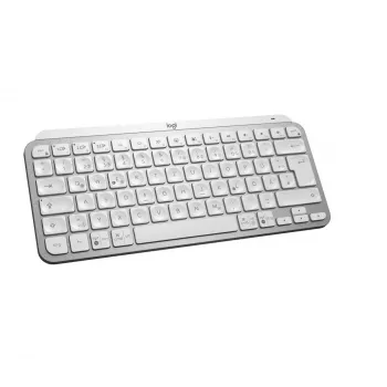 LOGITECH MX KEYS MINI bezvadu taustiņu tastatūra ar fona apgaismojumu – Pale Grey – Qwertz Deutsch