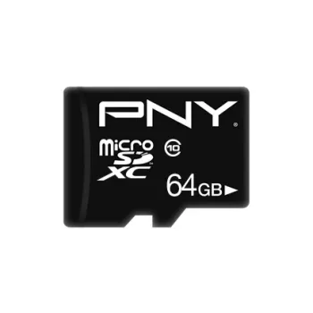 PNY Performance Plus 64GB MicroSDXC Class 10 atmiņas karte P-SDU64G10PPL-GE