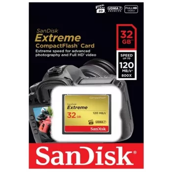WESTERN DIGITAL SanDisk Extreme CompactFlash 120 MB/s 32 GB