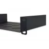 DIGITUS fiksēts plaukts 254 mm (10 collas) 1U 44x254x150 mm, melns (RAL 9005)