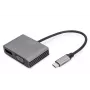 DIGITUS USB-C uz DisplayPort + VGA grafiskais adapteris 4K