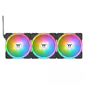 THERMALTAKE SWAFAN EX14 ARGB Sync TT Premium Edition 14cm melns 3 komplektā - PC dzesēšanas ventilators