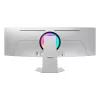 Samsung G95SC monitors 124,5 cm (49 colli) 5120 x 1440 pikseļi Dual QHD OLED Sudrabs