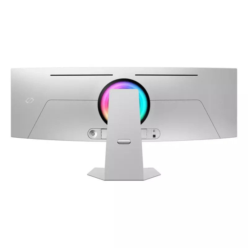 Samsung G95SC monitors 124,5 cm (49 colli) 5120 x 1440 pikseļi Dual QHD OLED Sudrabs