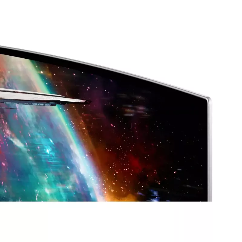 Samsung G95SC monitors 124,5 cm (49 colli) 5120 x 1440 pikseļi Dual QHD OLED Sudrabs