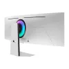 Samsung G95SC monitors 124,5 cm (49 colli) 5120 x 1440 pikseļi Dual QHD OLED Sudrabs