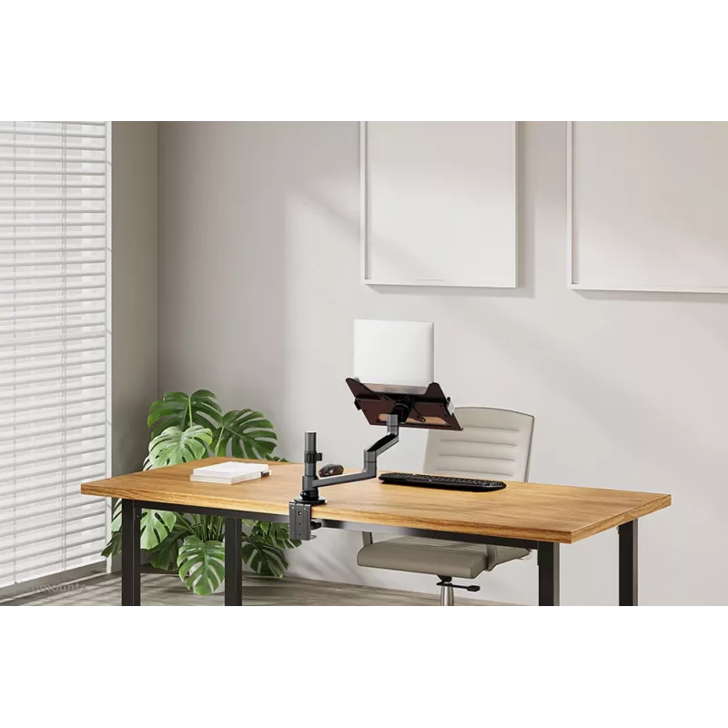 Neomounts DS20-425BL1 Laptop turētājs monitora roka 11.6-17.3 collas - vietu taupošs