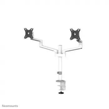 Neomounts DS60-425WH2 Divu monitoru roka 17-27 collām - vietu taupoša