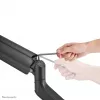 Neomounts DS70PLUS-450BL1 Monitora roka 17-49 collas - gāzes atspere - Topfix - 180° apturēšana