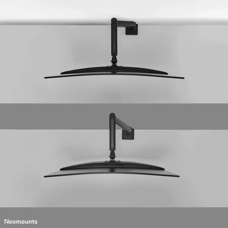 Neomounts DS70PLUS-450BL1 Monitora roka 17-49 collas - gāzes atspere - Topfix - 180° apturēšana