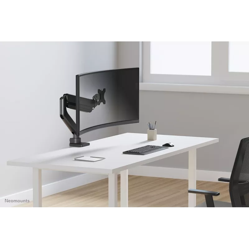 Neomounts DS70PLUS-450BL1 Monitora roka 17-49 collas - gāzes atspere - Topfix - 180° apturēšana