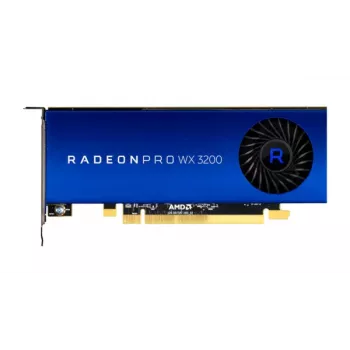 AMD Radeon Pro WX 3200 4 GB GDDR5 grafikas karte, 4x Mini DisplayPort, zema profila (100-506115)
