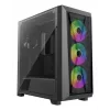 PC Midi Tower korpuss XILENCE XG151 — melns, ATX/Micro-ATX/Mini-ITX, barošanas bloks apakšā, 2x 3.5 collu + 4x 2.5 collu sloti