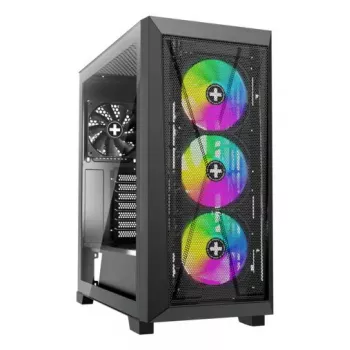 PC Midi Tower korpuss XILENCE XG151 — melns, ATX/Micro-ATX/Mini-ITX, barošanas bloks apakšā, 2x 3.5 collu + 4x 2.5 collu sloti