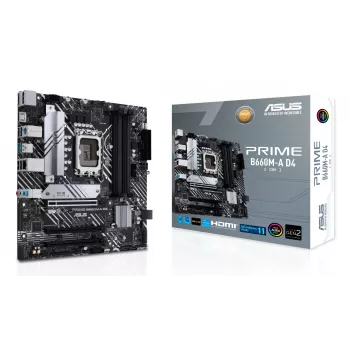 ASUS PRIME B660M-A D4-CSM Intel B660 LGA 1700 micro ATX mātesplate
