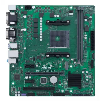 ASUS PRO A520M-C II/CSM AMD A520 Socket AM4 micro ATX mātesplate