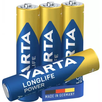 VARTA Longlife Power baterijas AAA LR03 4 gab.