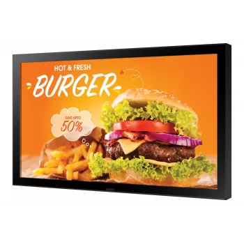 Samsung OH24B digitālā izkārtne 61 cm (24 collas) LCD Wi-Fi 1500 cd/m² Full HD Melns Iebūvēts procesors Tizen 6.5 24/7