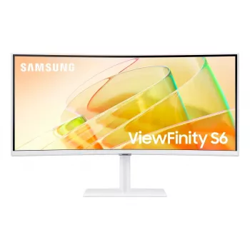 Samsung S65TC 34 collu izliekts UltraWide QHD monitors, balts