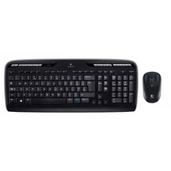 Logitech bezvadu komplekts MK330 — QWERTY starptautiskais Ziemeļeiropa