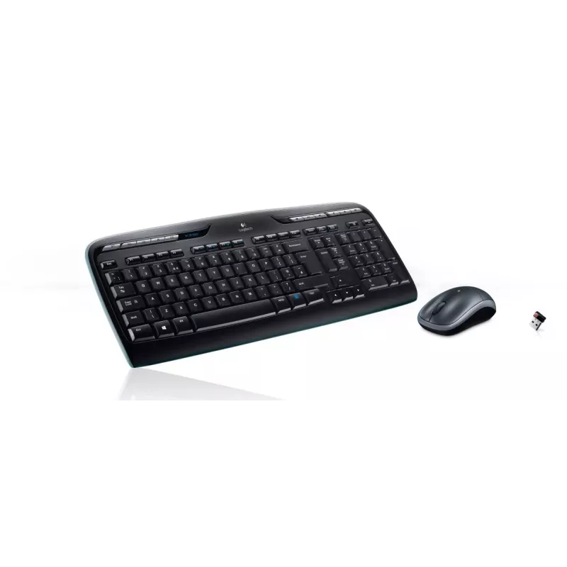 Logitech bezvadu komplekts MK330 — QWERTY starptautiskais Ziemeļeiropa