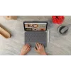 LOGITECH Combo Touch iPad (10. paaudze) - Oksfordas Pelēks - Vācu QWERTZ