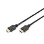 DIGITUS HDMI High Speed savienojuma kabelis, tips A M/M, 2m ar Ethernet, Ultra HD 60p, zelts melns