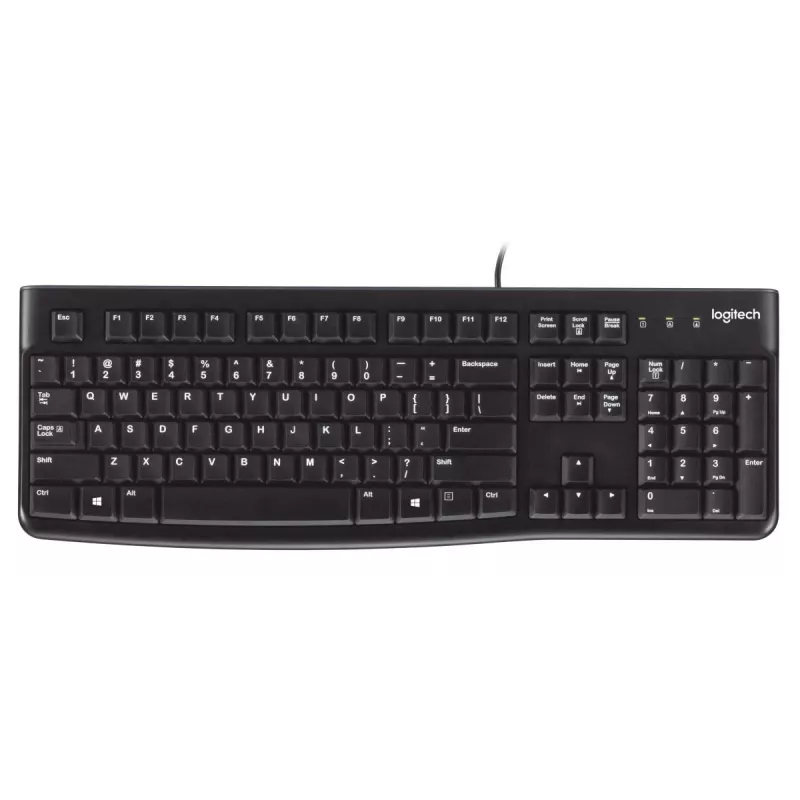 LOGITECH Tastatūra K120 - Qwerty US/Int'l