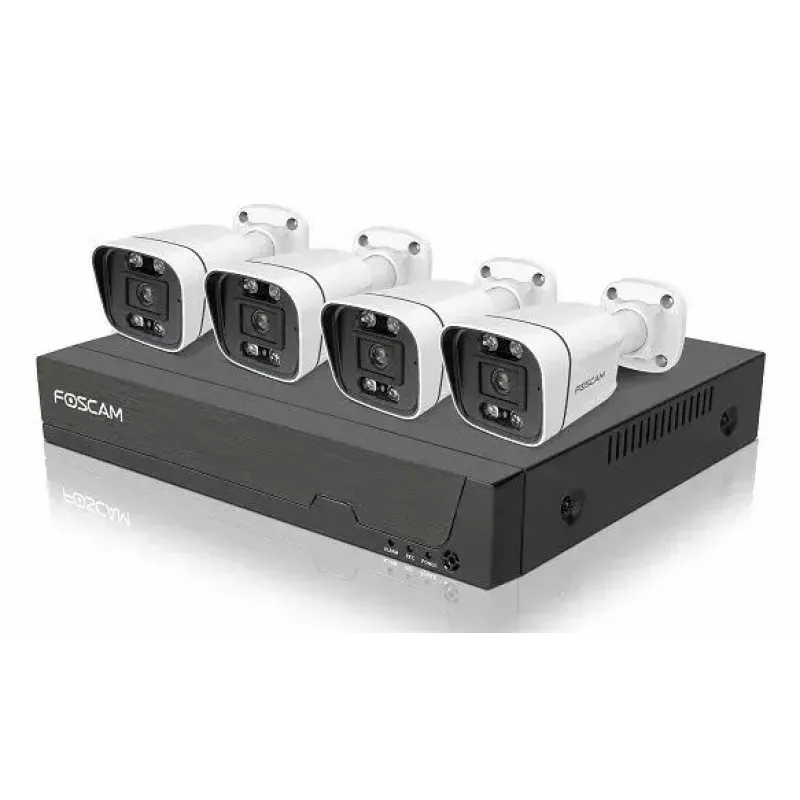 Foscam FN9108E-B4-2T video novērošanas komplekts Vadu 8 kanāli HDD 2TB