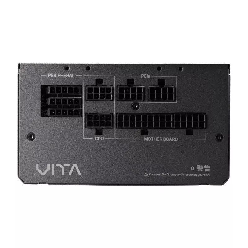 FSP VITA GM 1000W barošanas bloks ATX ATX3.1 Melns, 1000 W, 100-240 V, 50/60 Hz, 12-6 A, Aktīvs, 100 W