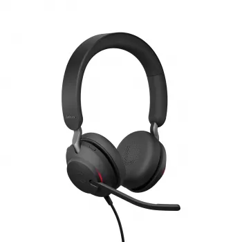 Jabra Evolve2 40 SE USB-C, UC Stereo, vadu austiņas, melnas