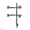 Neomounts FPMA-D550D4BLACK Monitora roka 13-32 collas, Skava/Caurums, 6 kg, 33 cm (13 collas), 81.3 cm (32 collas), 100 x 100 mm, Melns