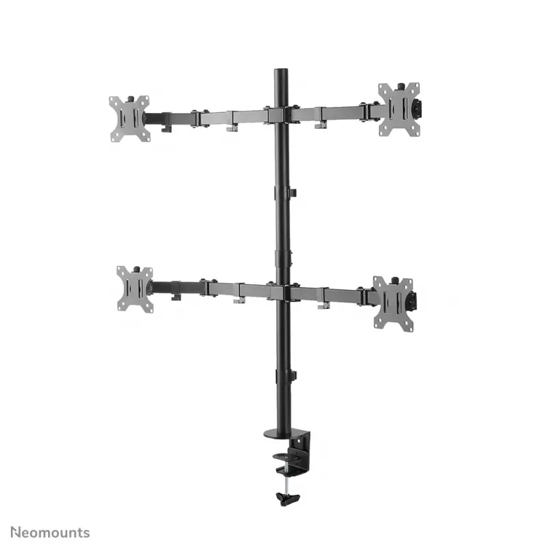 Neomounts FPMA-D550D4BLACK Monitora roka 13-32 collas, Skava/Caurums, 6 kg, 33 cm (13 collas), 81.3 cm (32 collas), 100 x 100 mm, Melns
