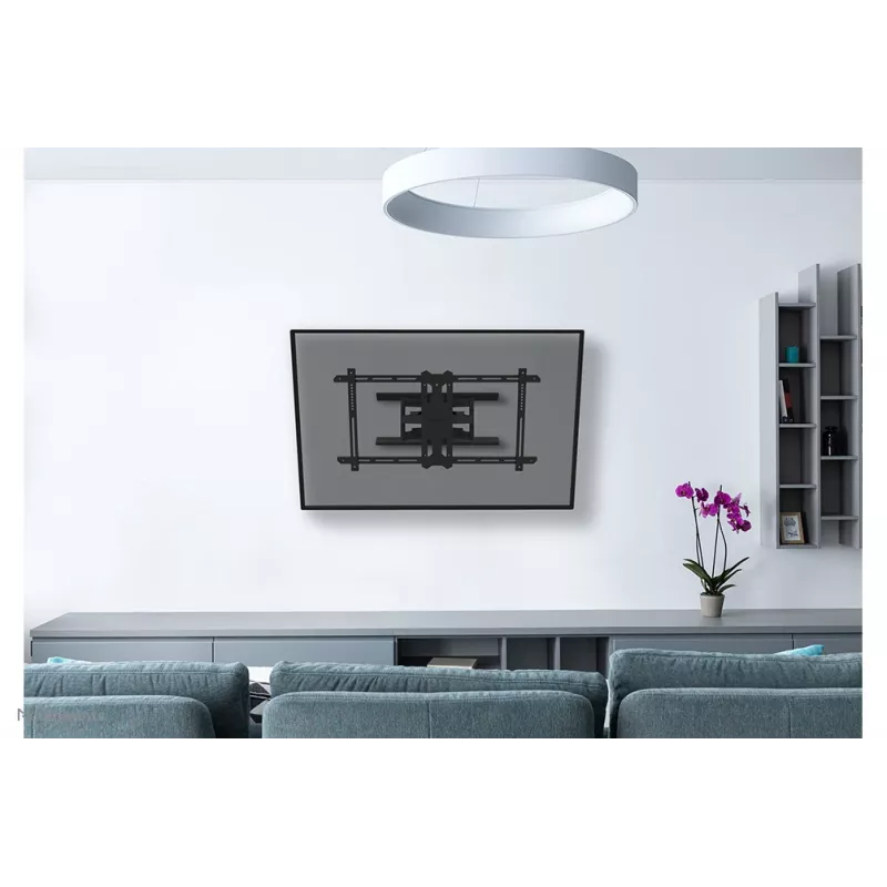 Neomounts WL40S-850BL18 TV sienas kronšteins 43-86 collas - pilna kustība - ātra uzstādīšana
