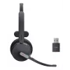 Yealink WH64 Hybrid Mono UC Bezvadu Austiņas Galvas saite Birojs/Zvanu centrs Micro-USB Bluetooth Melns