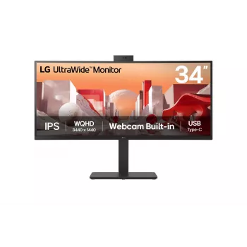 LG 34BA85QE-B monitors 86.4 cm (34 colli) 3440 x 1440 pikseļi Wide Quad HD LCD Melns