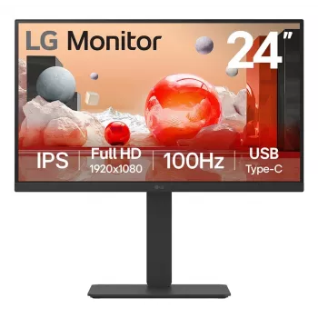 LG 24BA750-B 23.8 inch Full HD LCD monitors melns