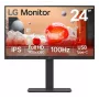 LG 24BA750-B 23.8 inch Full HD LCD monitors melns