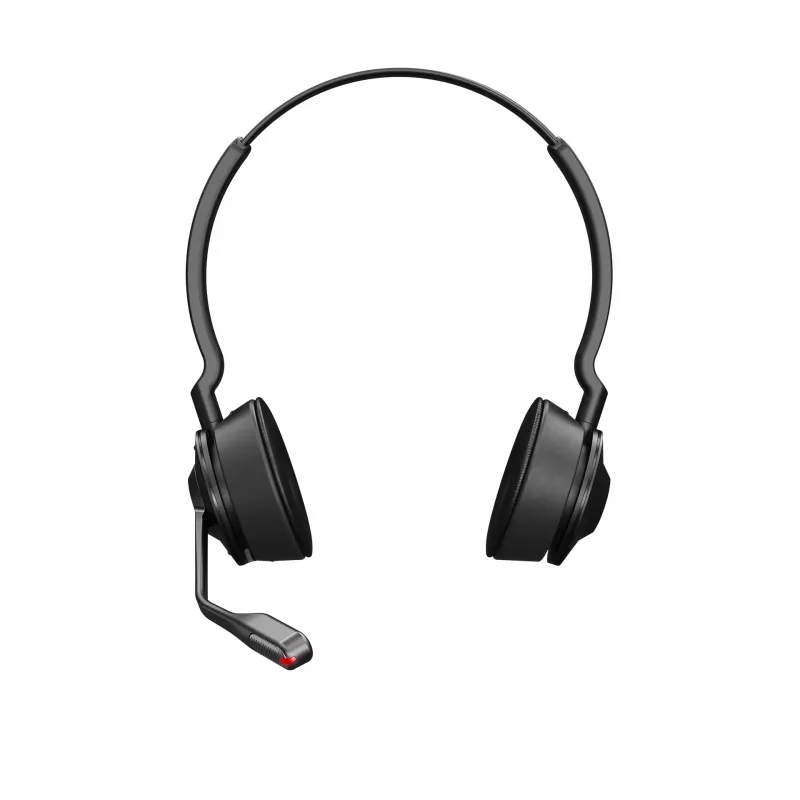 Jabra Engage 55 Stereo bezvadu DECT austiņu komplekts ar mikrofonu, uz ausīm, USB-A, pielāgots Microsoft Teams, melns/titāna krāsā