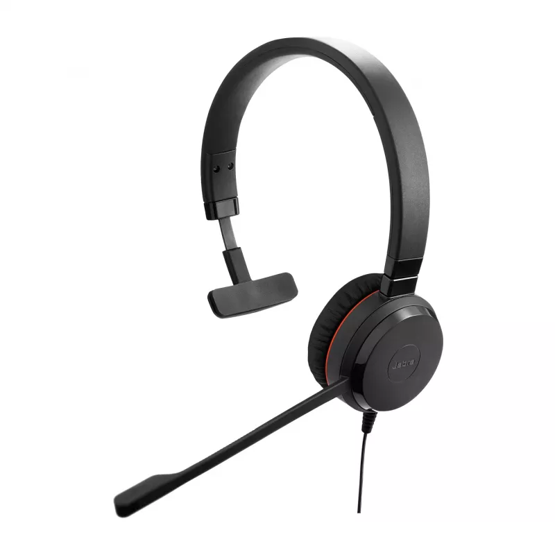 Jabra Evolve 20SE UC Mono, vadu austiņas, birojam/zvanu centram, 150 - 7000 Hz, 142 g, melna